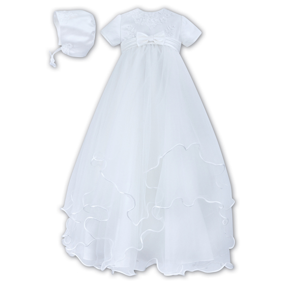 Sarah Louise Christening Gown & Bonnet - 1096